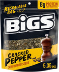 BIGS Sunflower Seeds, Cracked Pepper Flavor, 5.35 oz.