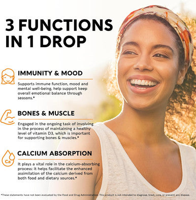 NUTRAHARMONY Organic Vitamin D3 & Lliquid Biotin Collagen Drops