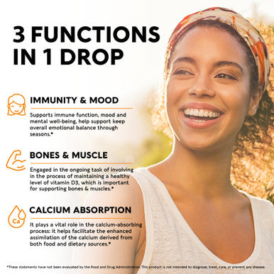 NUTRAHARMONY Organic Vitamin D3 & Mullein Drops