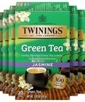Twinings Lemon & Ginger, Caffeine-Free Herbal Tea Bags, 100 CT Box (1 Pack) | Spicy & Tangy, Ginger, Lemon Peel, Lemongrass, Blackberry Leaves, Soothe Digestion, 100 Foil Lined Individually Wrapped Bags