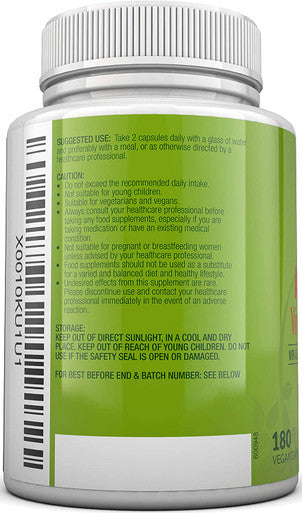 Apple Cider Vinegar - 180 Vegan Capsules not Tablets or Liquid - 1120mg Daily Dosage Ãƒâ€šÃ¢â‚¬â€œ Plus Added Turmeric, Cayenne and Ginger Ãƒâ€šÃ¢â‚¬â€œ Full 90 Day Supply Ãƒâ€šÃ¢â‚¬â€œ Made in The UK.