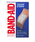 Band-Aid Brand Tough Strips Adhesive Bandages For Wound Care, Durable Protection For Minor Cuts And Scrapes, Extra Large Size, 10 Ct