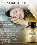 Herbalicious Ashwagandha Supplement - Natural Withania Somnifera Root Capsules - Natural Stress Relief Mood Booster Sleep Aid & Calming Support 100 Count