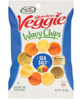 Sensible Portions Sea Salt Garden Veggie Wavy Chips 5 Ounce