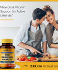 Sandhu Herbals Zinc Magnesium Aspartate Supplement 120 Capsules, Made In The Usa Recovery & Sleep Supplement, Promotes Muscle Recovery, Immune SupportVitamin B6