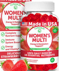 Lunakai Usa Made Womens Multivitamin Gummies - Delicious Daily Dose With 16 Multi Vitamins For Women - Energy & Immune Support, Non-Gmo, 60 Ct
