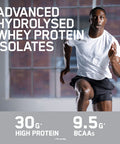 Optimum Nutrition Platinum Hydro Whey Hydrolysed Whey Protein Isolate Powder With Essential Amino Acids Glutamine And Bcaa Super Strawberry Flavour 40 Servings 1.6 Kg