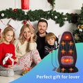 Comrelax Back Massager For Chair Seat Massager For Using In The Office/Sofa 'Promotes Blood Circulation Chair Massage Pad With Lumber Support For Father/Dad