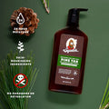 Men's Natural Lotion by Dr. Squatch - Non-Greasy Men's Lotion - 24-hour moisturization hand and body lotion - Made with Shea Butter, Coconut Oil, and Vitamin E - Pine Tar (2 Pack)