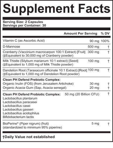 Vaginal Probiotics For Women + Prebiotics 20 Billion Cranberry Pills 30,000Mg With D-Mannose 500 Mg For Urinary Tract Health