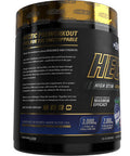 EHP Labs Hectic PreWorkout High Stim Advanced Pre Workout Powder for Max Performance Caffeine Beta Alanine Coconut Water Energy Pump Recovery and Hydration 40 Serves Blue Raspberry