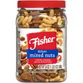 Fisher Snack Honey Roasted Mixed Nuts with Peanuts, 24 Ounces, Peanuts, Cashews, Almonds, Filberts, Pecans