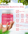 kindnature Kind Nature Berberine Gummies 1000mg with Ceylon Cinnamon & Resveratrol ÃƒÂ¢Ã¢â€šÂ¬Ã¢â‚¬Å“ Sugar-Free Vegan Supplement for Blood Sugar Support Metabolism Cravings Wellness Non GMO Gluten Free