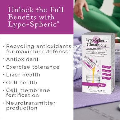 LivOn Laboratories Lypo Spheric Glutathione 30 Packets