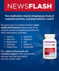 Dr. Sinatras Heart Healthy Multivitamin For Women With Vitamin D 1000 Iu A B12 C E Biotin Folate And Zinc 90 Tablets 30Day Supply