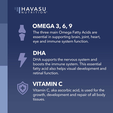 The Vitamin C Omega Bundle Gummies for The Brain