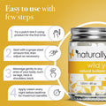 Naturallymum NaturallyMum - Wild Yam Cream for Hormone Balance for Women [Natural] - Support for Womens Perimenopause & Menopause - Wild Yam Balancing Cream - Wild Yam Hormone Cream for Women - Honey - Made in UK