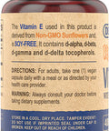 DEVA Vegan Vitamins Vitamin E 400IU with Mixed Tocopherols, Soy-, Non-GMO, 90 Capsules, 1-Pack
