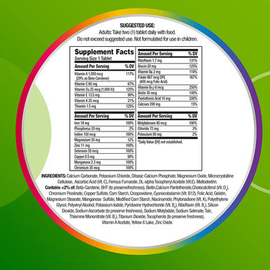 Centrum Multivitamin Multimineral Supplement For Adults 200 Tablets