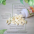 Quantum Health Cdz Immune Support Supplement Vitamin C 500 Mg, Vitamin D 1000 Iu Plus Zinc 15 Mg Powerful Whole Body Wellness Support Complex - Daily Immunity Boost For Women & Men - 60 Capsules
