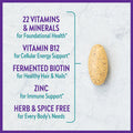 New Chapter One Daily Multivitamin for Immune, Energy & Stress Support, 20+ Nutrients Fermented with Probiotics & Whole Foods, Made with Organic Vegetables - 72 ct