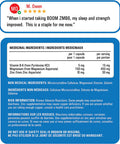 BOOM SPORTZ - ZMB6-100% Pure - Maximum Strength + Absorption 240 Count 80 Servings