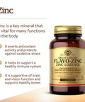 Solgar Flavo-Zinc Lozenge 50 Count - Great-Tasting Lemon Lime Flavor - Antioxidant Immune System Health - Highly Absorbable Dissolves Quickly - Vegan Gluten Free Dairy Free Kosher - 50 Servings