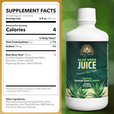 Real Aloe Aloe Vera Juice (32 fl oz)