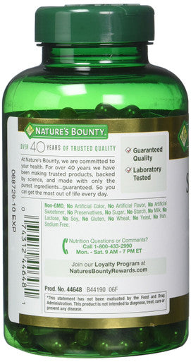 Nature's Bounty Saw Palmetto Capsules (450 Mg 250 Ea)