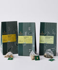 Luxmi Estates Darjeeling Organic Green Tea 25 Tea Bags x 3 Collection | Jasmine Tea Chamomile Mint Tea Lemongrass Ginger Tea | USDA Organic Green Tea