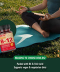 Deva Vegan Vitamin B12 Fast Dissolve Supplement - Once-Per-Day Complex with 1000 Mcg Methylcobalamin B12, Folic Acid, B6 - Lemon Flavor - 90 Dissolvable Tablets, 1-Pack