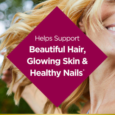 Nature's Bounty Optimal Solutions Hair Skin & Nails Formula With 3 000 Mcg Biotin 60 Coated Caplets