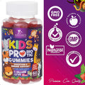 Kids Probiotic Digestive Health & Immune Support Gummies, 5 Billion CFU, Daily Children's Gluten-Free & Non-GMO Chewable Probiotics, Tasty Berry Flavor Gummy with L Acidophilus - 60 Gummies