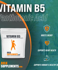 BulkSupplements Vitamin B5 Powder - Pantothenic 500mg - Acne Supplements - B5 Vitamins - Vitamin B5 Pantothenic - Acne Vitamins - Pantothenic (100 Grams - 3.5 oz)