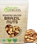 NUT CRAVINGS - Raw Brazil Nuts, Unsalted, No Shell, Whole, (16oz - 1 LB) Packed Fresh in Resealable Bag - Kosher Healthy Snack, Food Assortments