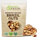 NUT CRAVINGS - Raw Brazil Nuts, Unsalted, No Shell, Whole, (16oz - 1 LB) Packed Fresh in Resealable Bag - Kosher Healthy Snack, Food Assortments
