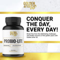 Golden After 50 ProbioLite Acid Reflux Relief and Probiotics for Men and Women 30 Gelatin Capsules 6 Billion CFU of Probiotics for Gut Health Support for Heartburn Gas Relief Indigestion