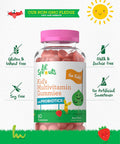 Carlyle Kids Multivitamin Gummies with Probiotics | 60 Chewables | Berry Flavor | Vegetarian Non-GMO Gluten Children's Supplement | by Lil' Sprouts | Packaging May Vary