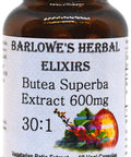 Barlowe's Herbal Elixirs Butea Superba Extract 30:1-60 600mg VegiCaps - Stearate Free, Bottled in Glass!