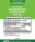 Magnesium Glycinate Capsules | 665mg | 60 Count | Non-GMO, Gluten Supplement | by Nature's Truth