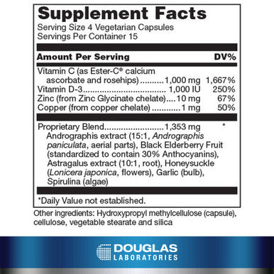 Douglas Laboratories Immunity | Supports Immunity | 60 Capsules