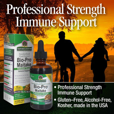 Nature'S Answer Bio Pro Maitake 2 oz. Mushroom Extract | Professional Strength Immune Support | Alcohol- Liquid Extract