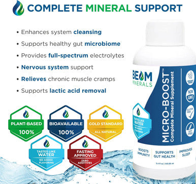 Beam Minerals Travel Pack Electrolyte & Micronutrient Support On-The-Go Micro-Boost 2 Oz, Electrolyze 2 Oz & Insta-Lytes 2 Oz