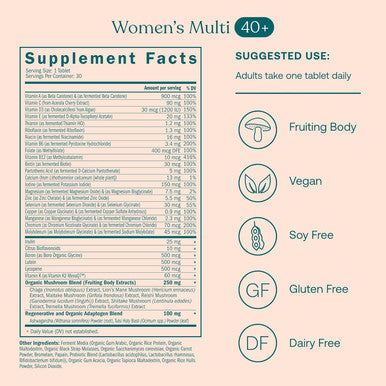 True Grace One Daily Women s Multivitamin 40+ (30 Vegan Tablets) Omega-3 Fish Oil (60 Softgels) & One Daily Women s Probiotic (30 Vegetarian Capsules) - 30-Day Supply of Each