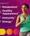 Centrum Multivitamin For Women Multivitamin/Multimineral Supplement With Iron Vitamin D3 B Vitamins And Antioxidant Vitamins C And E Gluten Free Non-Gmo Ingredients - 250 Count