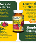 MegaFood Blood Builder - Iron Supplement Clinically Shown To Increase Iron Levels Without - Iron Supplement For Women With Vitamin C Vitamin B12 And Folic Acid - Vegan - 90 Tabs