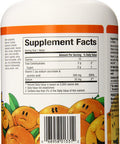 Natural Factors Vitamin C Tangy Orange Flavor Chewable 500 Mg Wafers 180Count Pack Of 6
