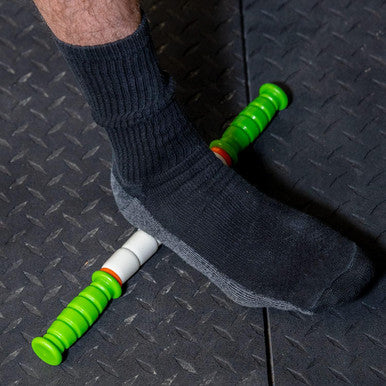 Massage Stick 14" Flexible Handheld Spindle Massage Roller - Full Body Muscle Recovery & Myofascial Release (Small - 14" Massage Stick)