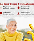 Barlean's Essential Woman Capsules Hormonal Balance Supplement For Women Flaxseed Evening Primrose Oil & Soy Isoflavones Omega 3 6 9 And Gla For Healthy Hair And Skin 120 Count