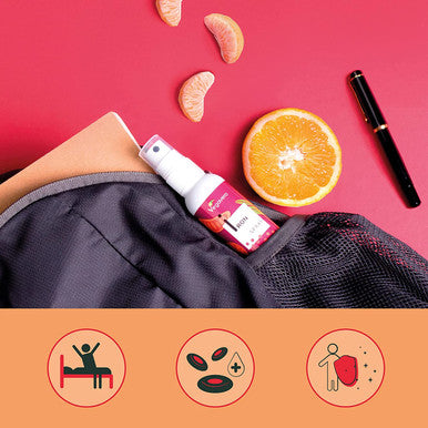 Iron Spray Vegavero | 14mg | High Absorption Form | Without Sugar | 50 ml | Natural Orange Flavour | Vegan